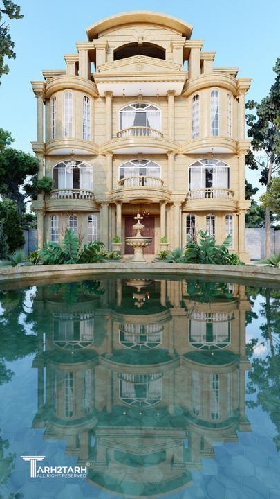 طراحی نما رومی