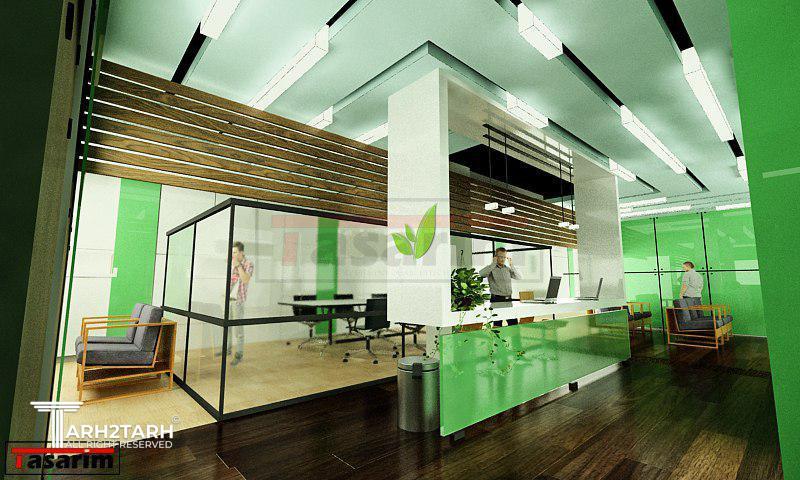 طراحی دفتر مرکزی چای احسان