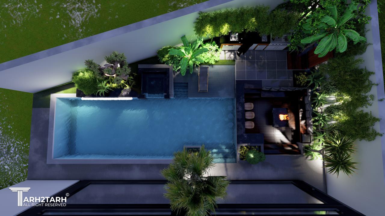 اجرای منظر و استخر