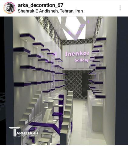 دکور کفش فروشی