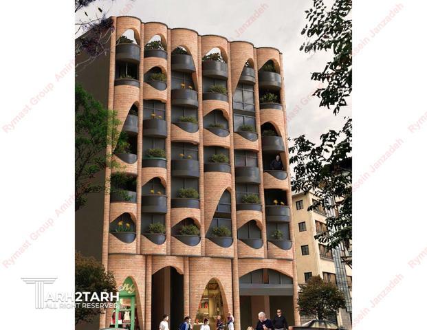 طراحی نمای محتمع اداری تجاری شرکت تعاونی نظام مهندسی گیلان