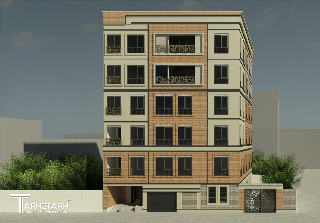 نمای غربی قلهک 