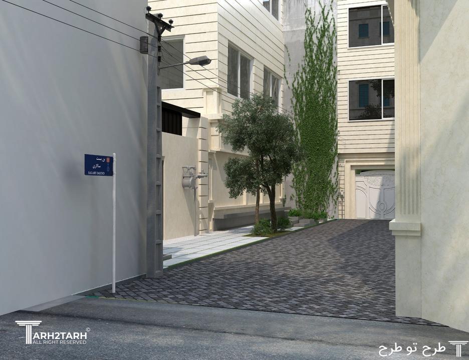 نفر دوم مسابقه مسابقه طراحی کوچه