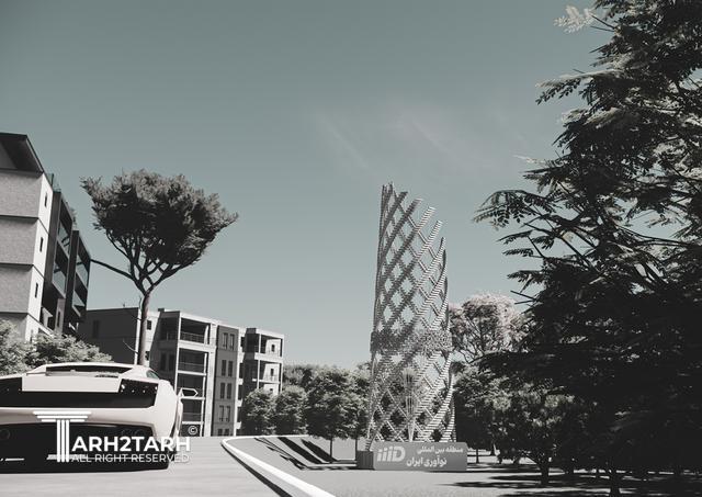 طراحی اِلِمان معرفی منطقه بین المللی نوآوری ایران