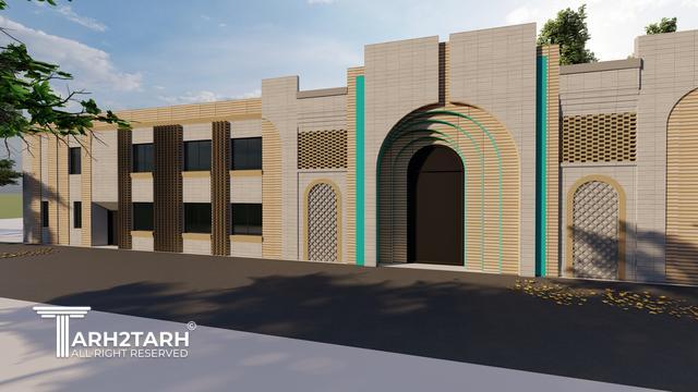 طراحی نما مجتمع آموزشی رهیار