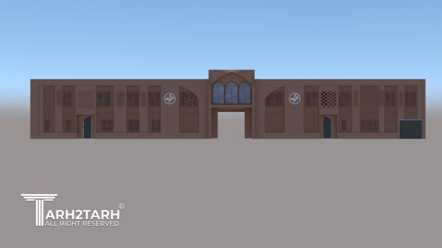 طراحی نما مجتمع آموزشی رهیار