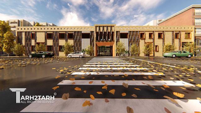 طراحی نما مجتمع آموزشی رهیار