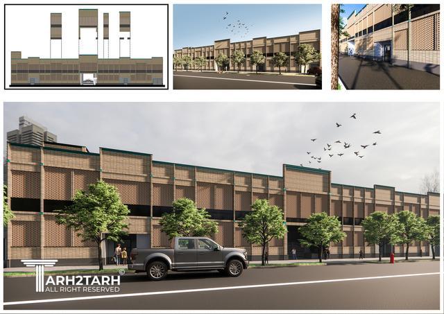 طراحی نما مجتمع آموزشی رهیار