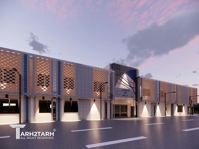 طراحی نما مجتمع آموزشی رهیار