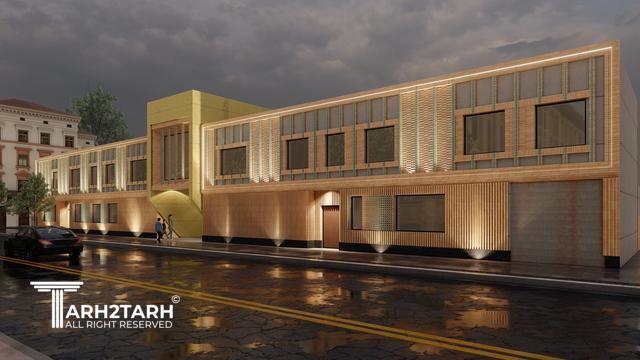 طراحی نما مجتمع آموزشی رهیار