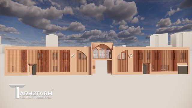 طراحی نما مجتمع آموزشی رهیار