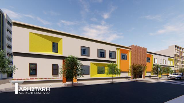 طراحی نما مجتمع آموزشی رهیار