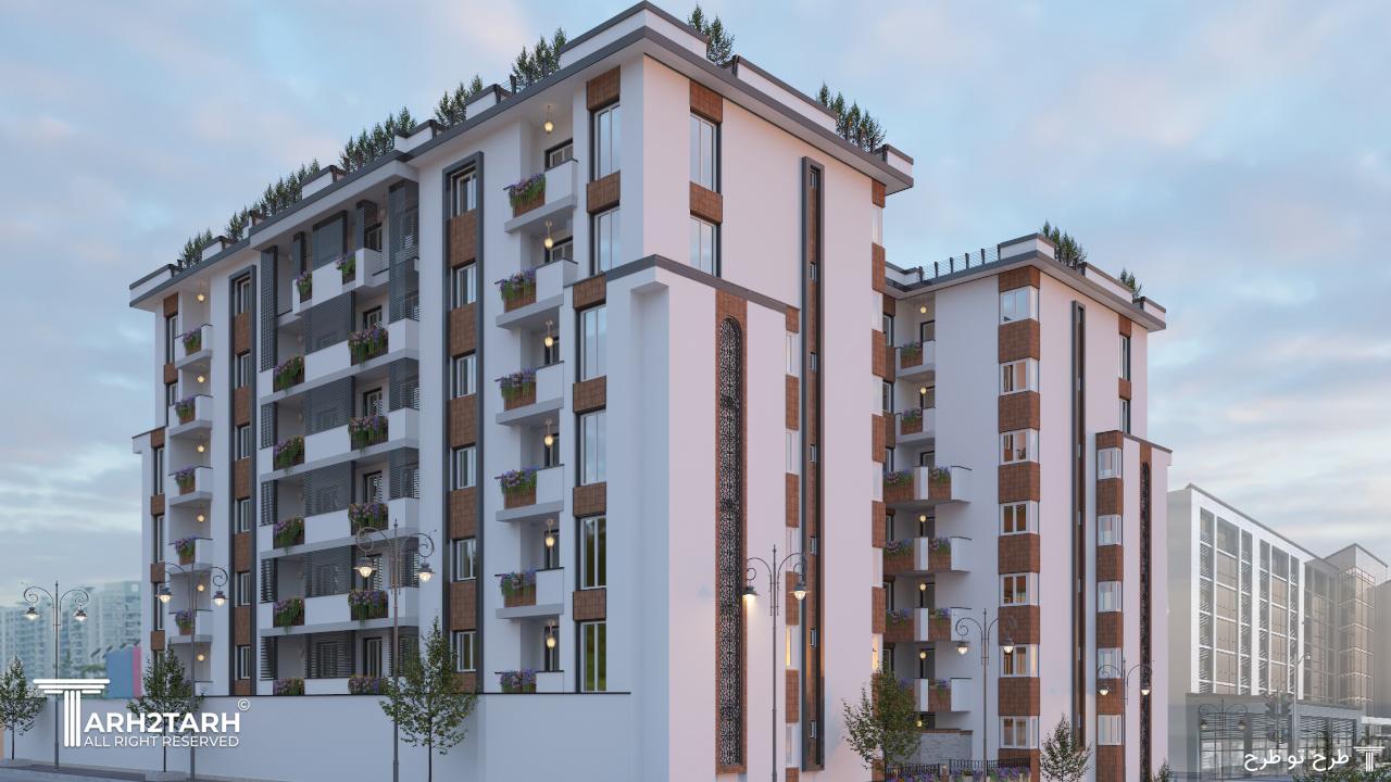 نفر دوم مسابقه طراحی نما ساختمان اطلس