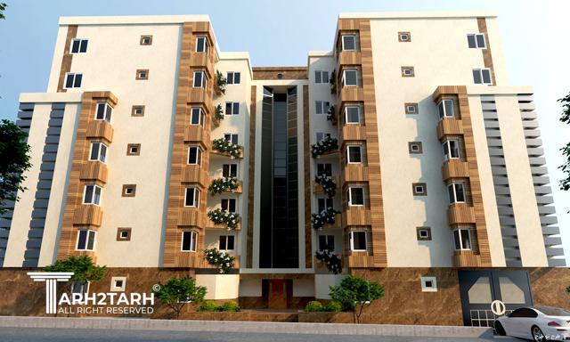 طراحی نما ساختمان اطلس