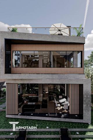 طراحی ویلا زایگان