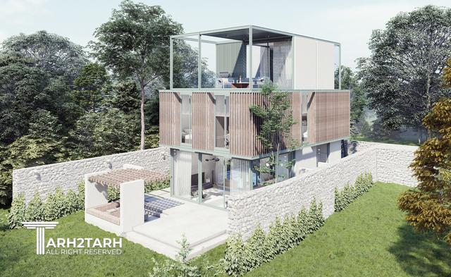 طراحی ویلا زایگان