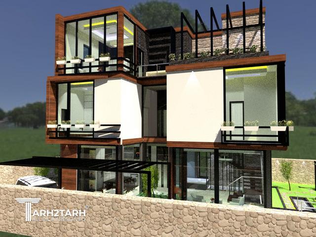 طراحی ویلا زایگان