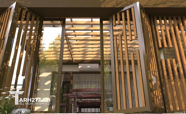 طراحی تراس ویلای دریاکنار