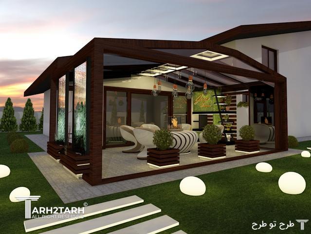 طراحی تراس ویلای دریاکنار
