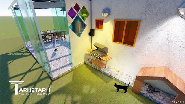 طراحی تراس ویلای دریاکنار