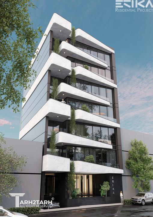 نفر اول مسابقه طراحی ساختمان مسکونی اریکا 2