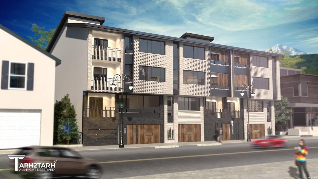 نفر اول مسابقه طراحی نما شهرک بهاران