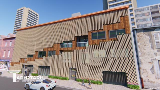 طراحی نما شهرک بهاران