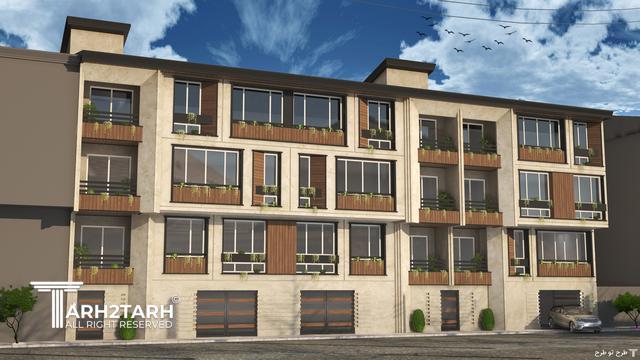 طراحی نما شهرک بهاران