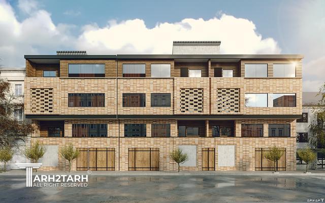 طراحی نما شهرک بهاران