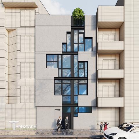 پروژه طراحی نما و پلان  دربند