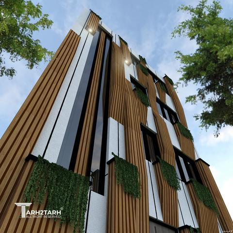 پروژه طراحی نما و پلان  دربند