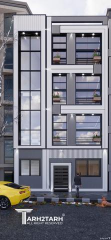 پروژه طراحی نما و پلان  دربند