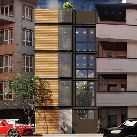 پروژه طراحی نما و پلان  دربند