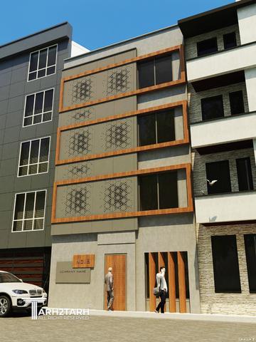 پروژه طراحی نما و پلان  دربند