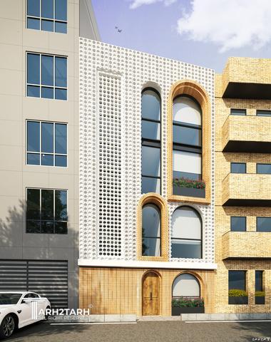 پروژه طراحی نما و پلان  دربند