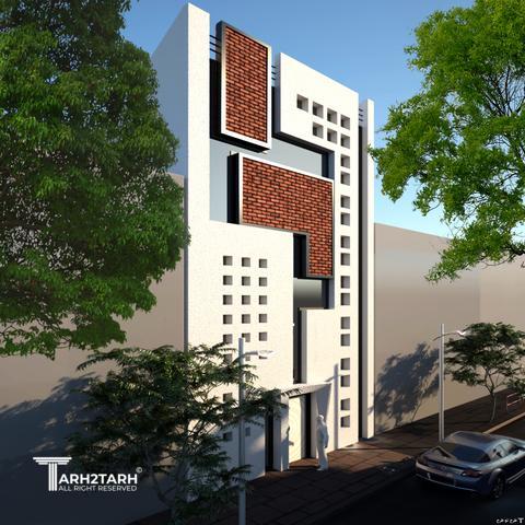 پروژه طراحی نما و پلان  دربند