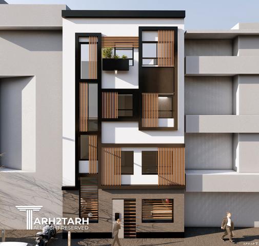 پروژه طراحی نما و پلان  دربند