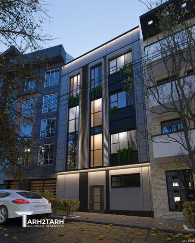 پروژه طراحی نما و پلان  دربند