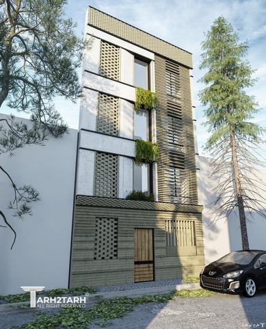 پروژه طراحی نما و پلان  دربند