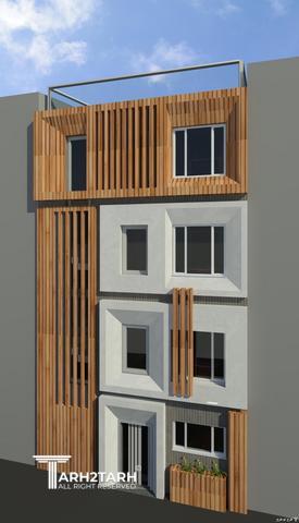 پروژه طراحی نما و پلان  دربند