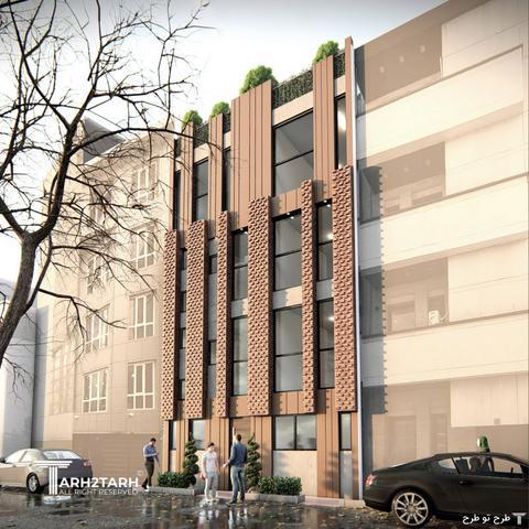 پروژه طراحی نما و پلان  دربند