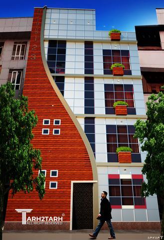 پروژه طراحی نما و پلان  دربند