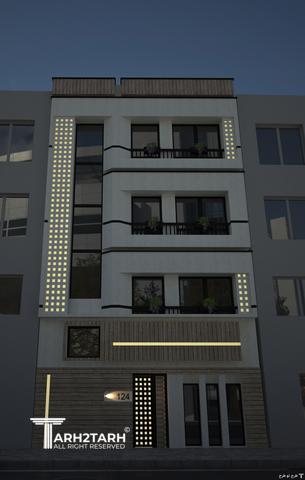 پروژه طراحی نما و پلان  دربند