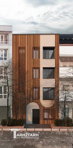 پروژه طراحی نما و پلان  دربند