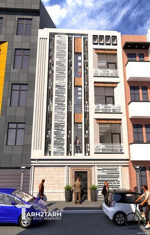 پروژه طراحی نما و پلان  دربند