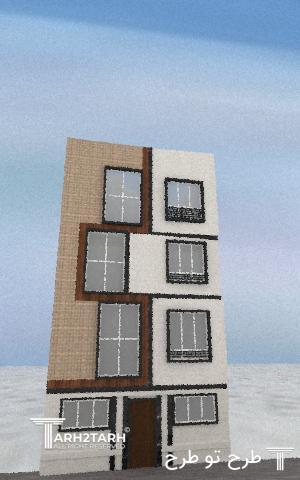 پروژه طراحی نما و پلان  دربند