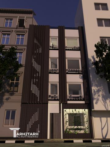 پروژه طراحی نما و پلان  دربند