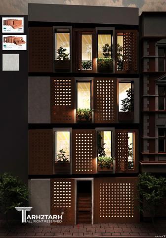 پروژه طراحی نما و پلان  دربند