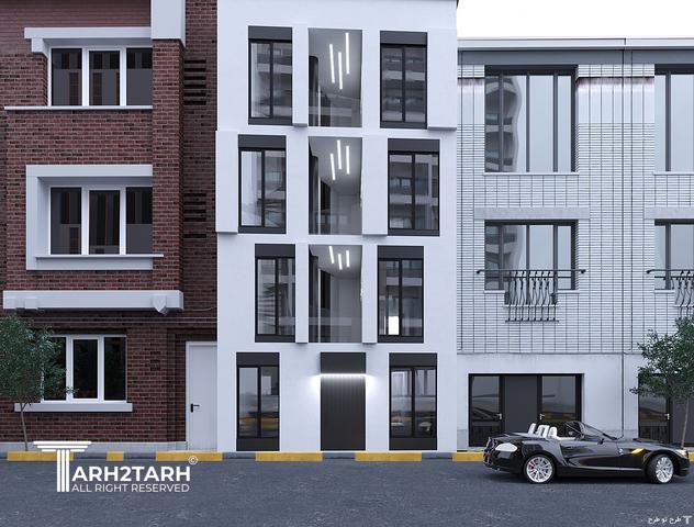 پروژه طراحی نما و پلان  دربند