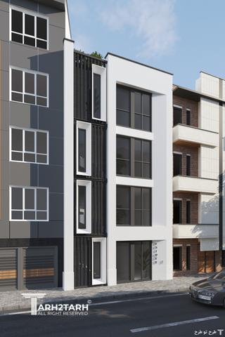 پروژه طراحی نما و پلان  دربند